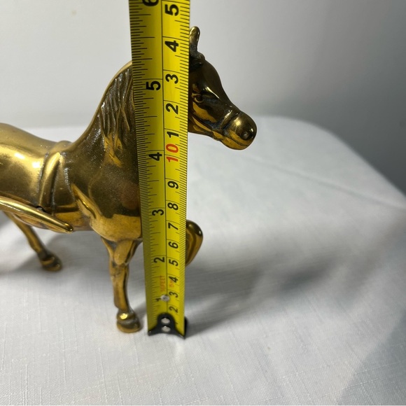 Vintage Decorative Solid Brass Horse & Cart - Working Wheels Figurine Antique - Picture 6 of 9